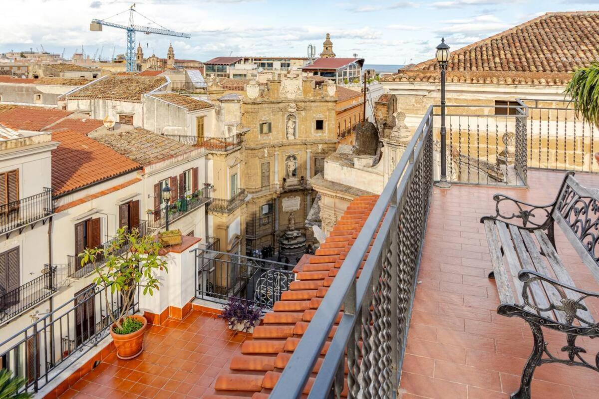 Palazzo Viola Suite Panoramica Palermo Exteriör bild