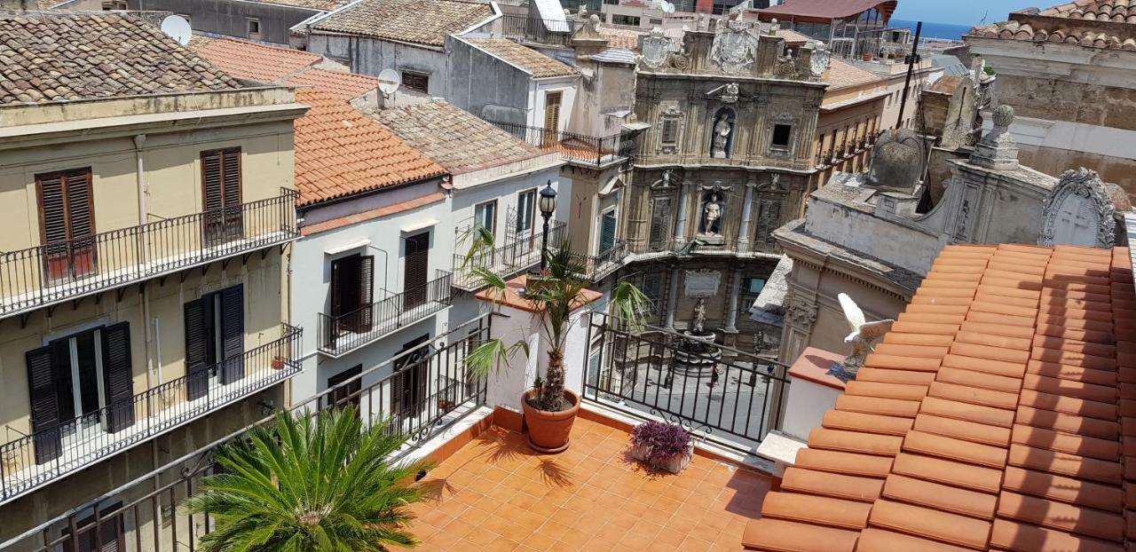 Palazzo Viola Suite Panoramica Palermo Exteriör bild